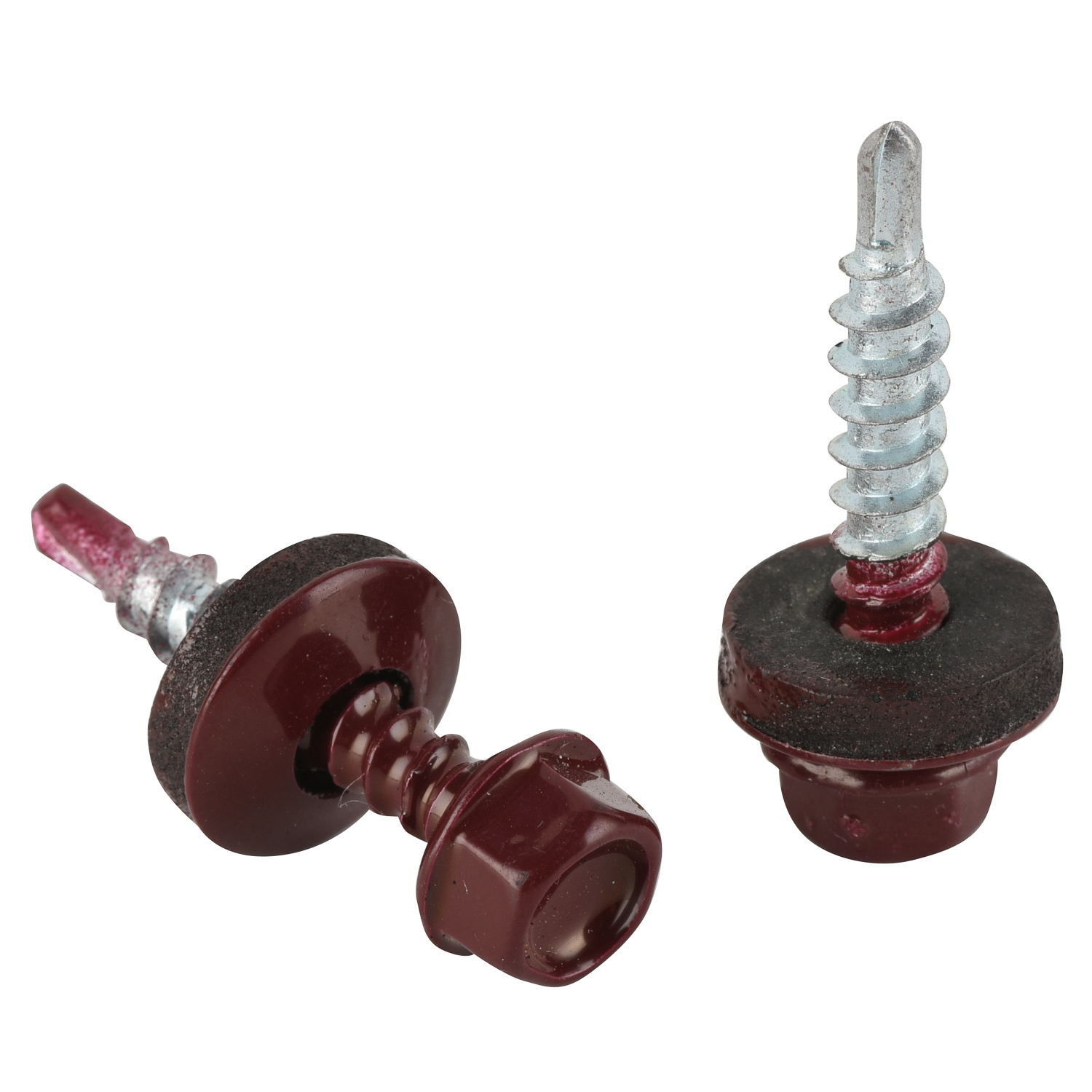 Hexagonal Washer Head Self-Drilling Screws with Steel &Rubber Washer