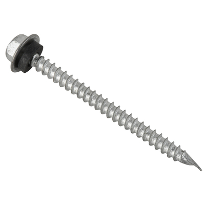 Hexagonal Washer Head Self-Drilling Screws with Rubber Washer