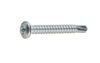Pan Head Slotted and PH Drive Self Tapping Screws with Flat Point